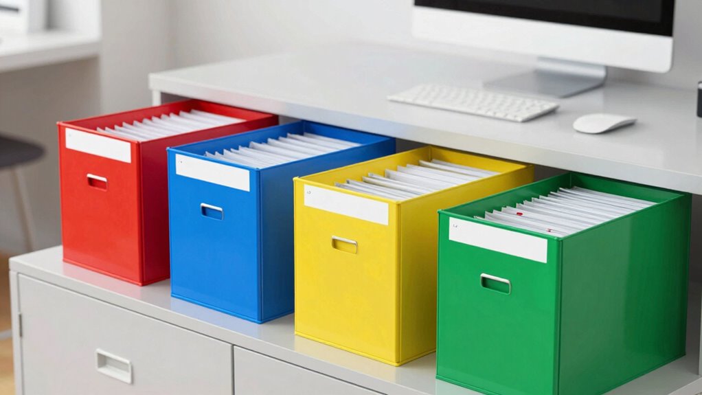 consistent intuitive color organization