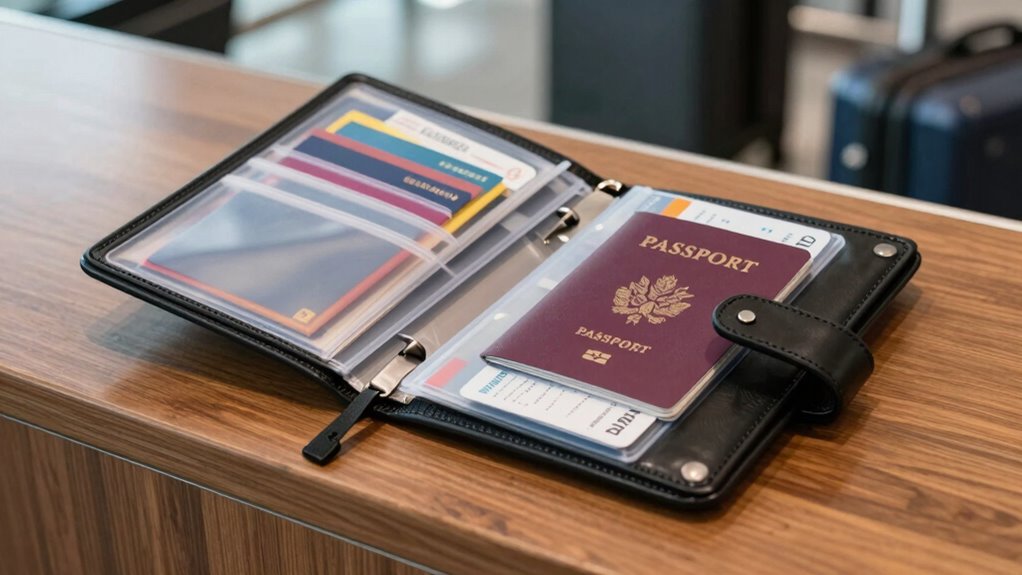 durable organized travel folder