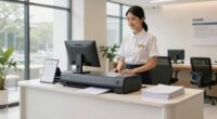effective front desk scanning setup