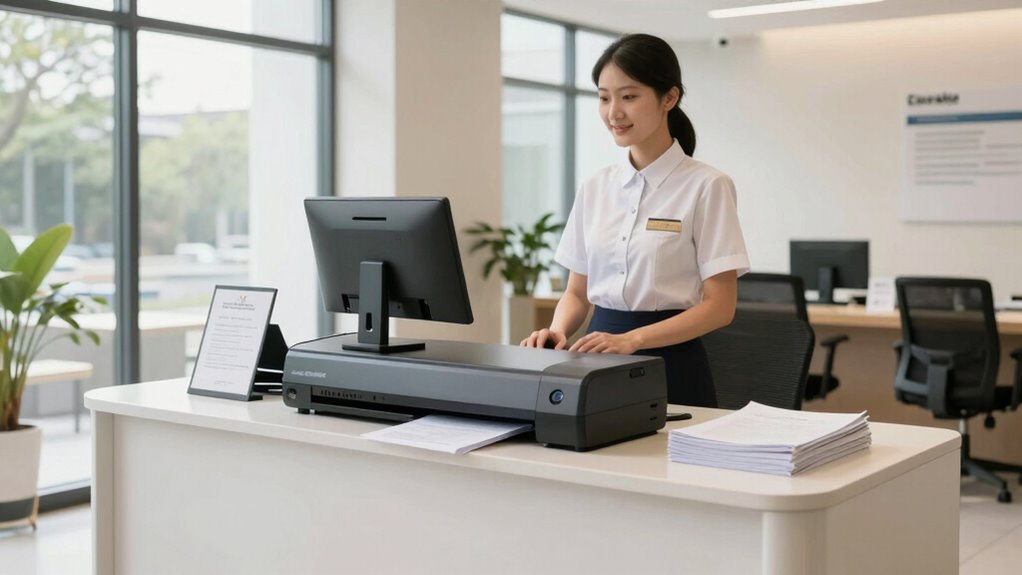 effective front desk scanning setup