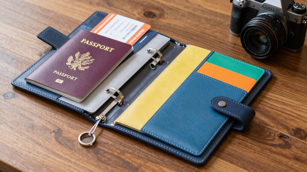 essential travel documents organized
