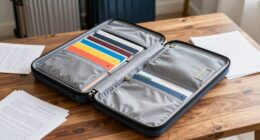 family travel document organizer