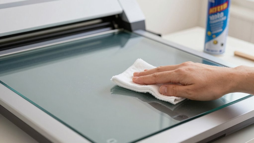 gentle careful scanner cleaning
