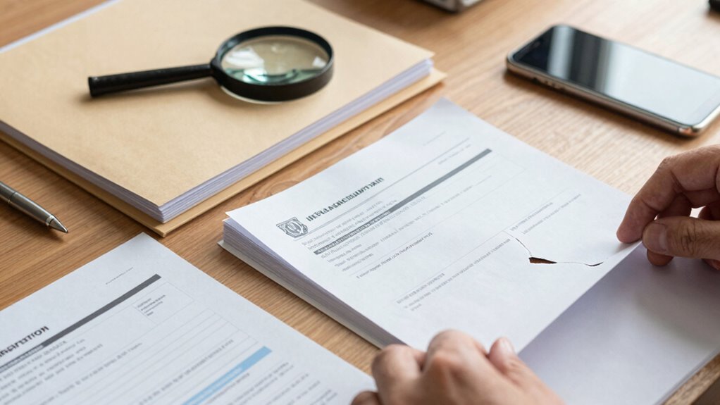 handle missing document promptly