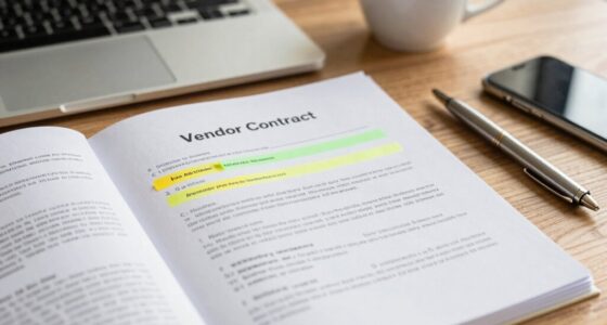important vendor contract clauses