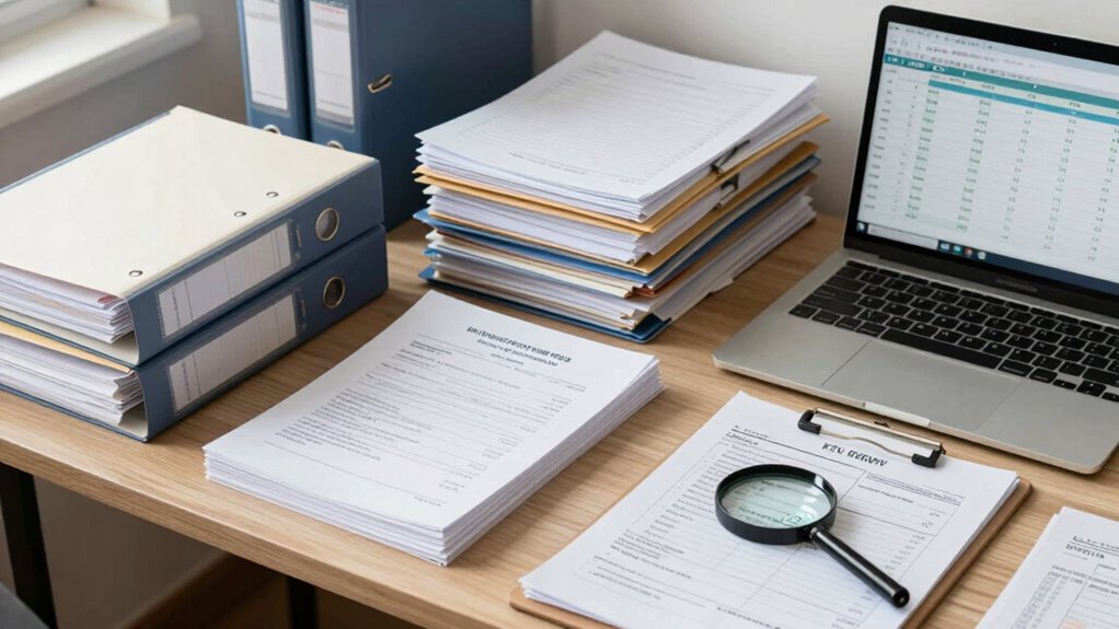 organize and verify supporting documents