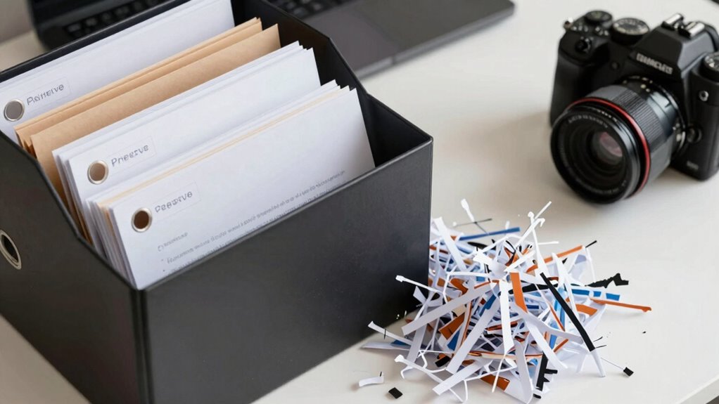 organize files for privacy