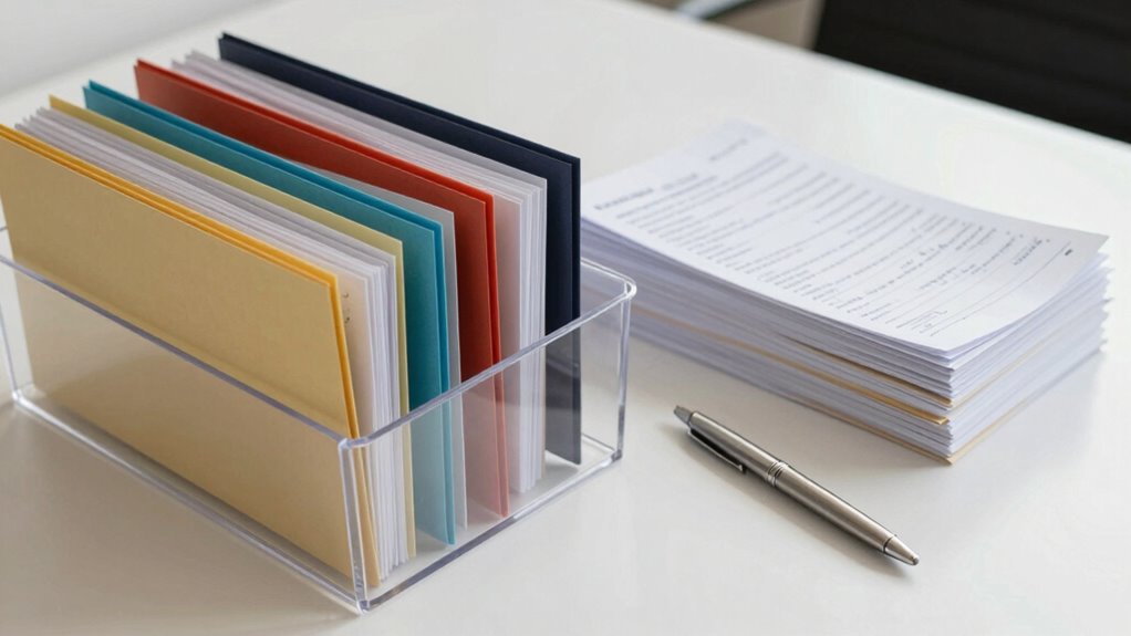 organize receipts for accuracy