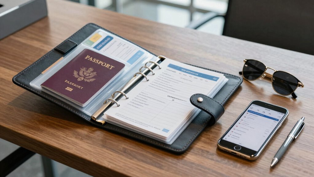 organize travel documents efficiently