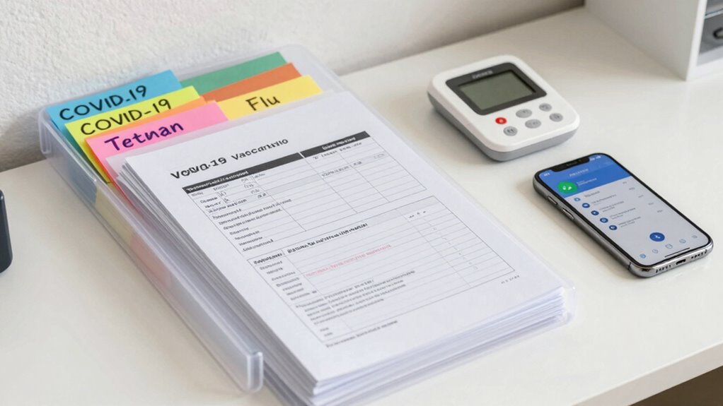 organize vaccination records effectively