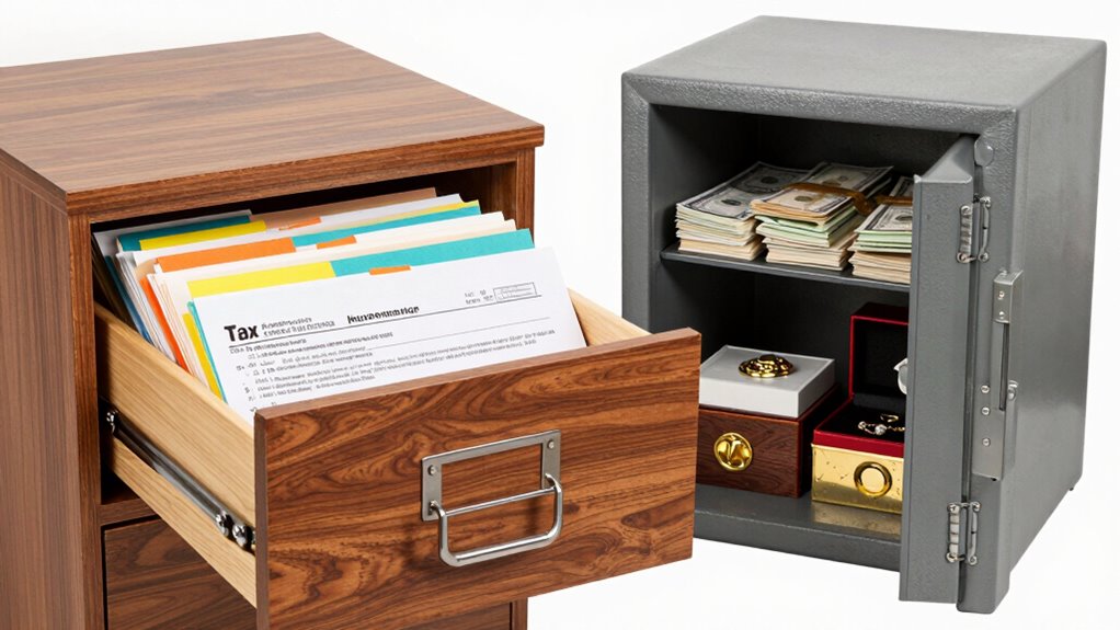organized essential document storage
