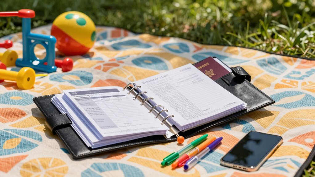 organized family travel essentials