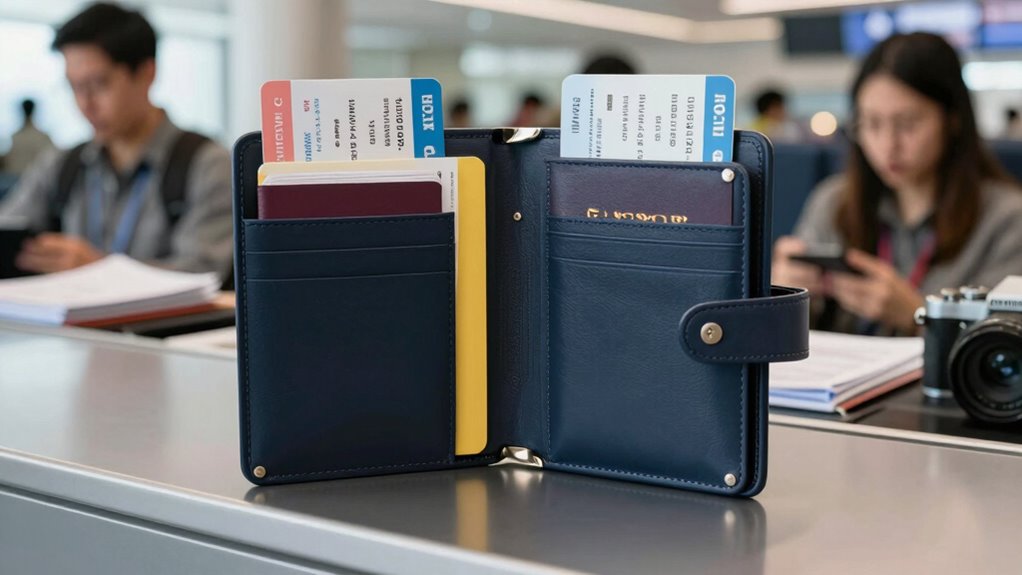 organized travel documents reduce stress