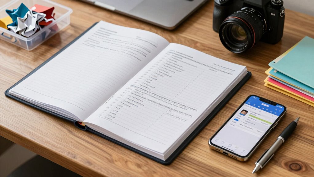 organizing receipts for expenses