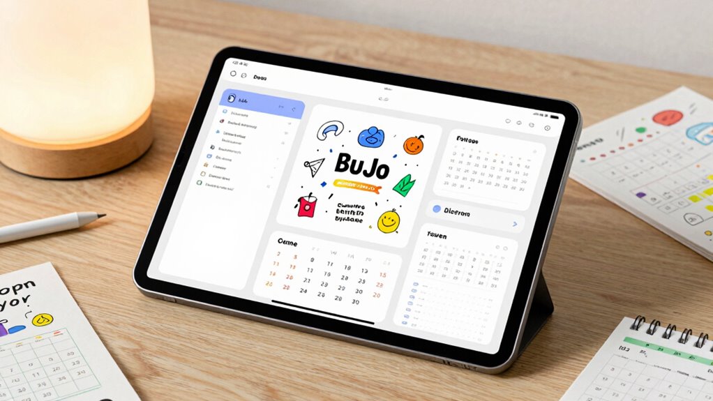 personalized digital bullet journal