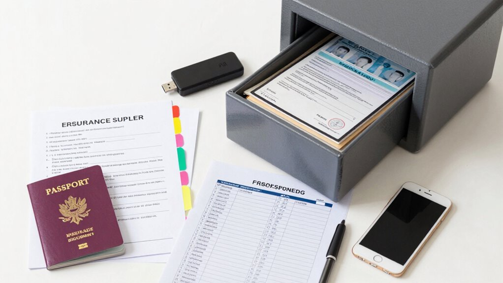 prioritize and secure essential documents