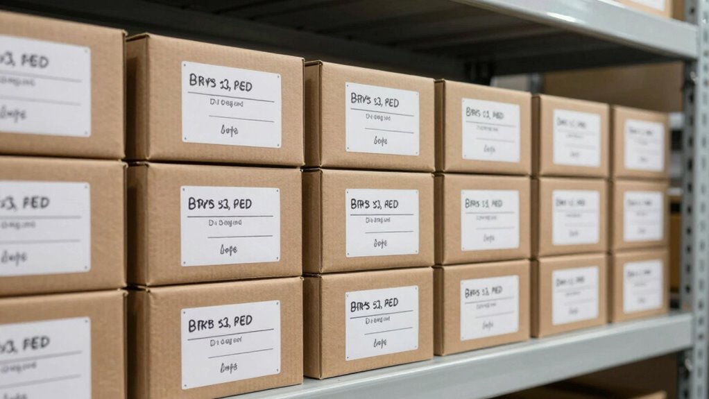 proper archive labeling practices