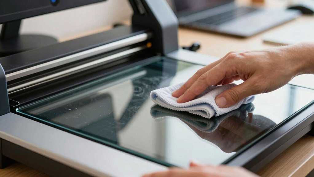 proper scanner cleaning technique