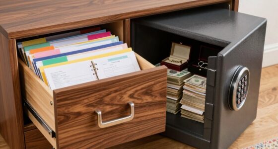 proper storage of important items