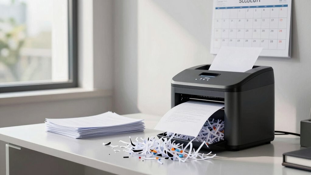 regular shredding ensures compliance
