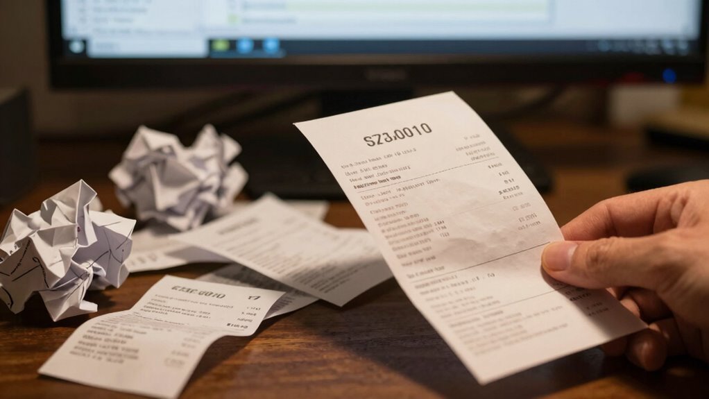 risks of poor receipt management