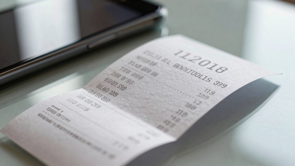 scan receipts for searchability