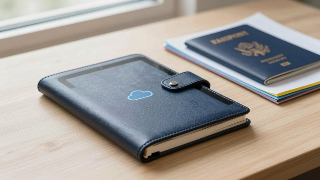 secure digital passport storage options