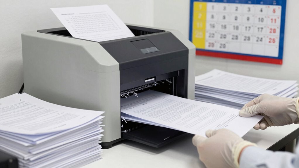 secure document disposal schedule