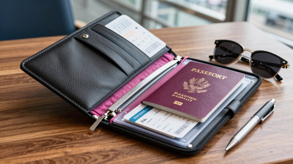 secure organized travel documents