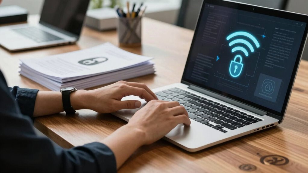 secure wi fi for sensitive documents