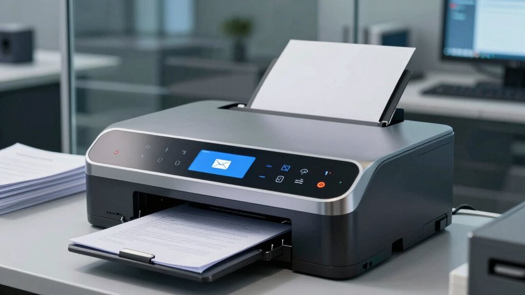 securely sending scanned documents