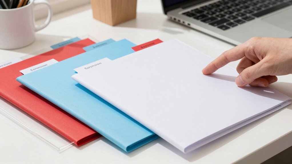 selecting correct folder types