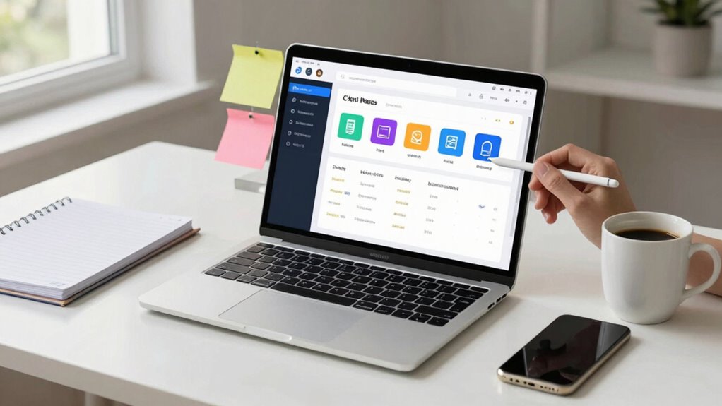set up client portal efficiently