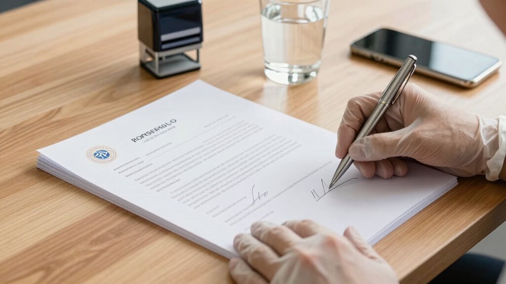 sign clearly and legibly