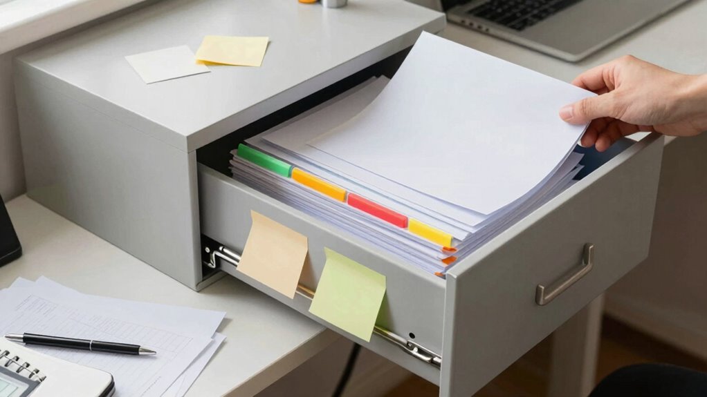 simple digital filing system