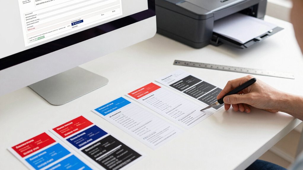 standardized customizable shipping labels