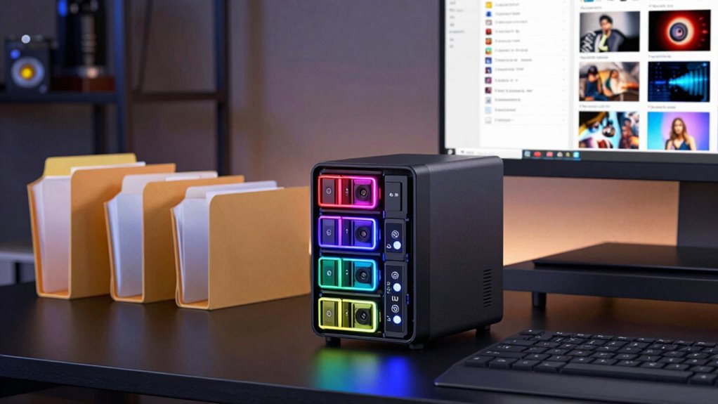 store various media files