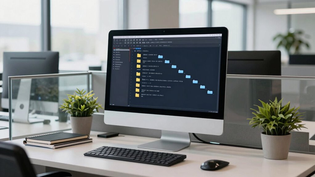 team training on folder organization