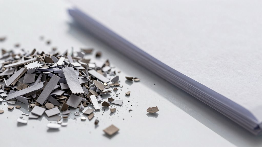 tiny secure paper fragments