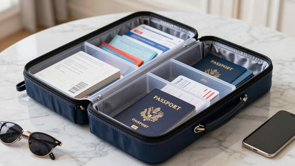 travel organizer with mindfulness