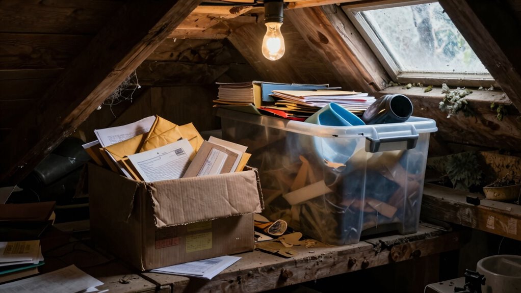 unreliable makeshift storage solutions