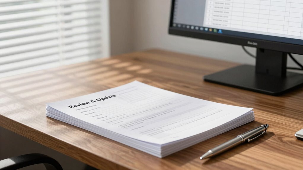 update intake forms regularly