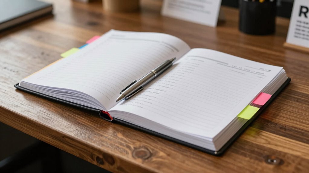 use checklists to organize