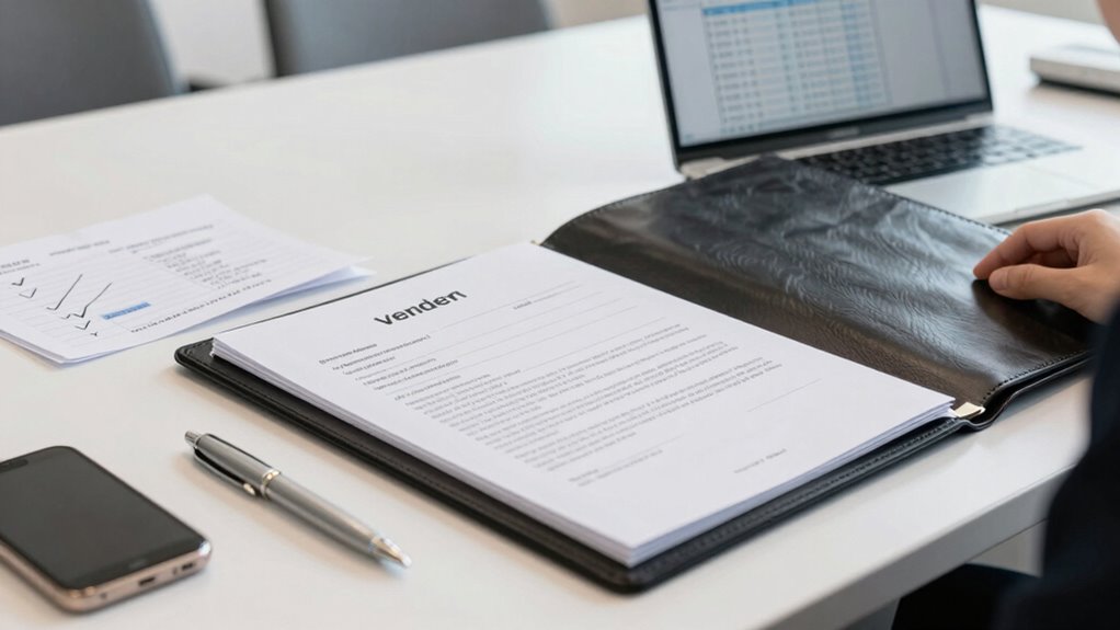 vendor contract comprehensive checklist