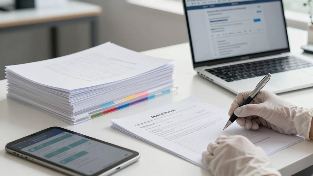 verify and update medical records