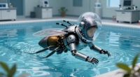 Underwater Suit-wearing Cyborg Insect Capable Of Diving And Terra-aqua Travel