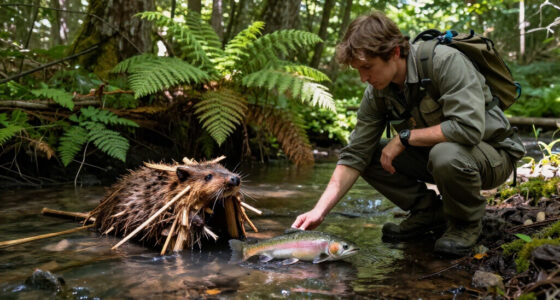 Artificial Beaver Dams Saw Juvenile Coho Salmon Survival Rates Go From 8% To 60%