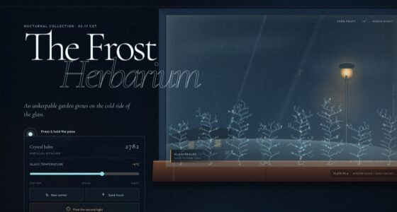 The Frost Herbarium — Room 99 — Diffusion-Limited Simulation (FABLE/175, room 99)