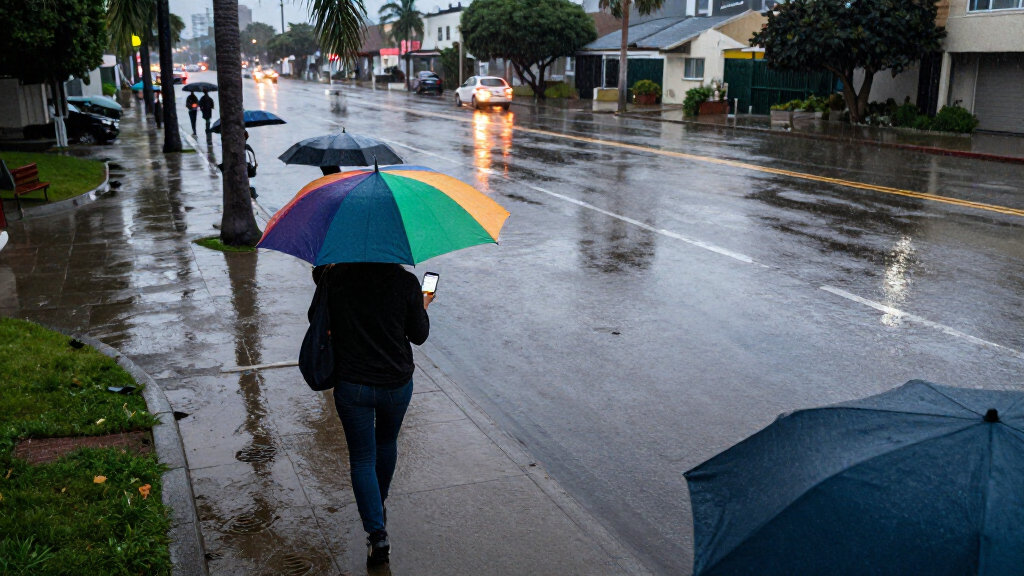 L.A. Hit By Rare September Rain And Coastal Flooding From Hurricane Marie - Los Angeles Times