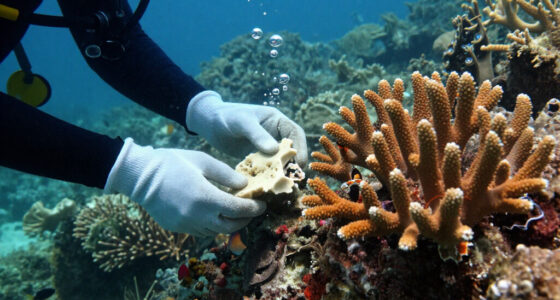Bleached Corals Thrive Within Days When Touching Healthy Neighbour